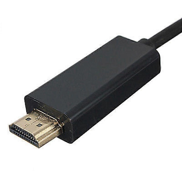 1,8 m Hög Klarhet 1080P Display Port DP Hane till HDMI-kompatibel Hane AV-Kabeladapter för PC Laptop