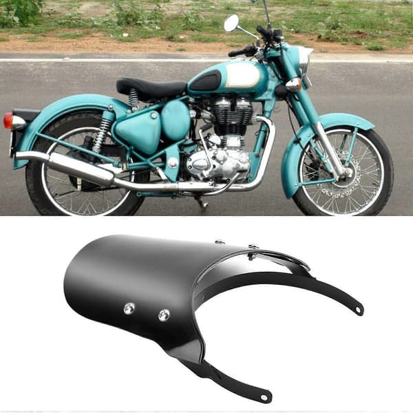 Vindskærm Motorcykel Modificeret Del Passer Til Classic 500cc Sort
