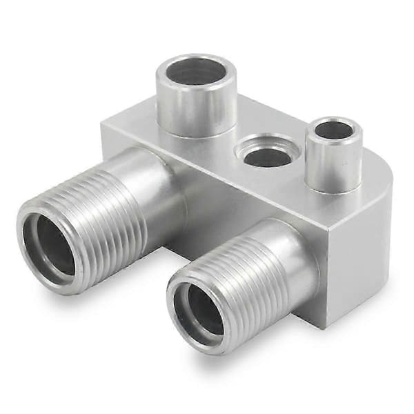 För LSX LS3 Motorbyte Konvertering A/C Linje Kompressor Adapter Anslutning, AC Kompressor Aluminium Adap s2024121229