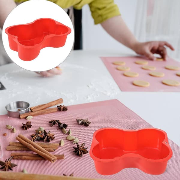 Beinformet Bakeform Gjenbrukbar Silikon Bakeform DIY Kakeform Silikon Kake Bakeverktøy