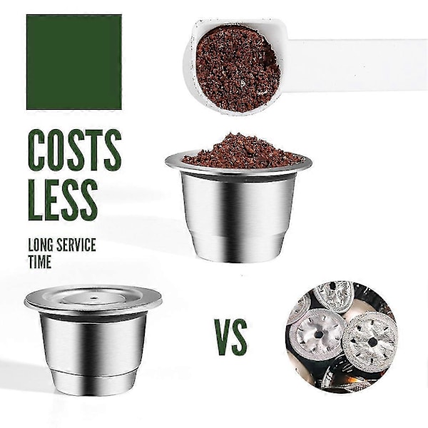 Genanvendelig Cafissimo kaffekapsel filter i rustfrit stål, kaffekapsel egnet til Cafissimo