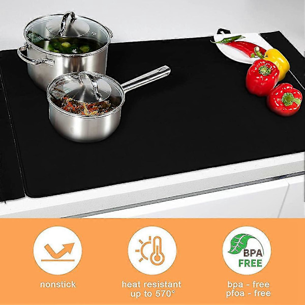 Spisskydd Kompatibelt Elektrisk Spis - Skyddar Elektrisk Spis Tvättmaskin Toptable Pad Köksspis 72,5*52cm