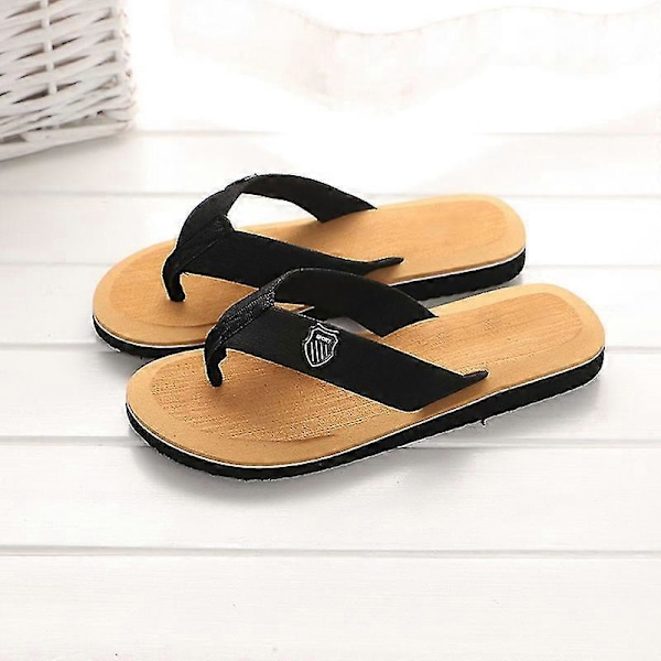 Sommartofflor Herr Flip-flops Strand Sandaler Halkfria Casual Plattor 2022 Tofflor Inomhus Hemskor För Män Utomhus Sandaler A-2 43