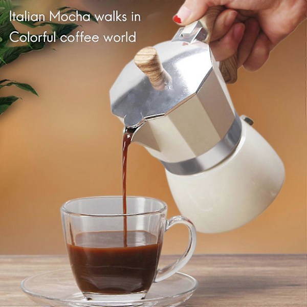 Mokapot, espressokoker for komfyr, kubansk kaffetraktermaskin, espressokaffemaskin