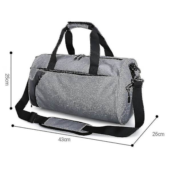 Sport Gym Bag med Skofack & Våt Lomme Gym Duffelbag