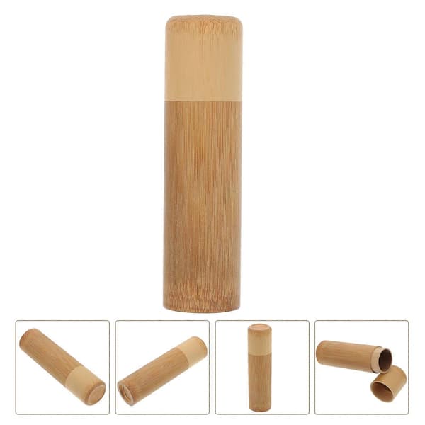 1st Bambu Rökelse Tub Bambu Rökelse Förvaringstub för Hem Rökelsebutik