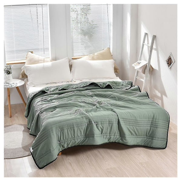 Det Ultra Kølende Tæppe Til Fuld Twin Senge Ultra Bløde Vaskbare Tæpper Til Voksne Børn [Gratis Fragt] Army Green 150 x 200