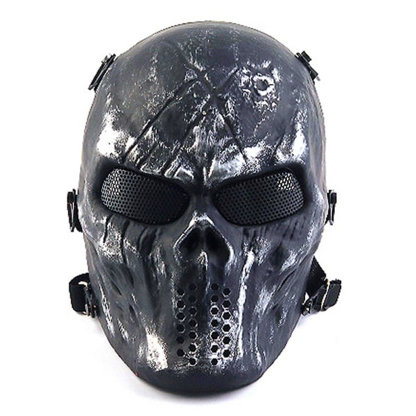 Halloween Chief Skull Mask Cs Utrustning Taktiska masker Ridning Helansikte Army Utomhus strid Festdekorationer Julklapp A