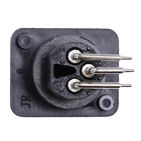 10st Svarta XLR 3-pin Hona Jack Panelmontering Chassi PCB Sockelkontakt