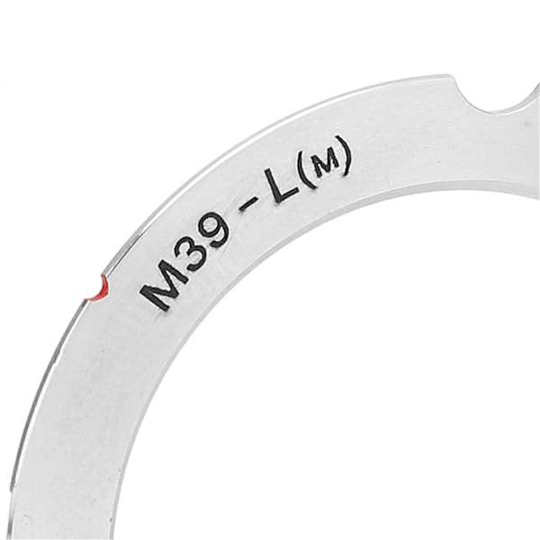 M39LM Objektivadapterring Aluminiumlegering Høy presisjon Objektivadapterfeste for Leica M39 LSM LTM 50mm 75mm Objektiv