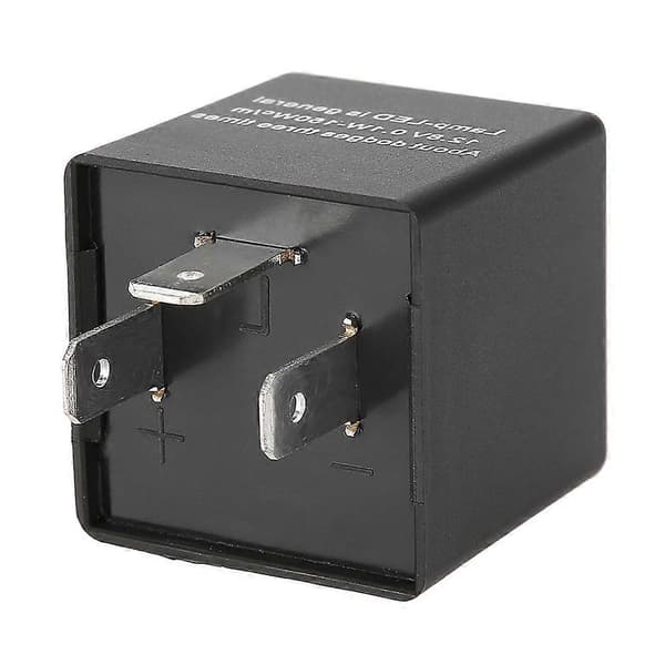 CF14KT 3-Pin 12V Justerbart Blinkrelæ til Bil til LED Blinklys