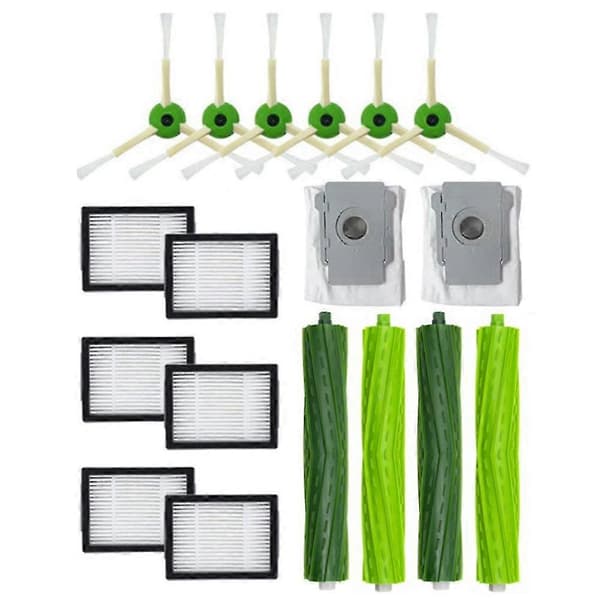 18 st Ersättningsdelar för J7 J7+ I7 I7+ I3 I3+ I4 I4+ I6 I6+ I8 I8+ E5 E6 E7 Robotdammsugare