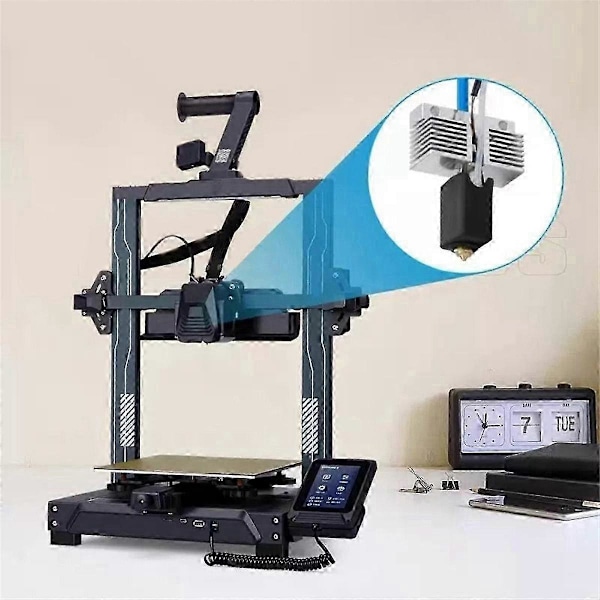 3D-skrivare Hotend Kit för Neptune 4 PLUS/4 MAX Helt Metall Hotend med Mässingsmunstycke 3D-skrivare Tillbehör