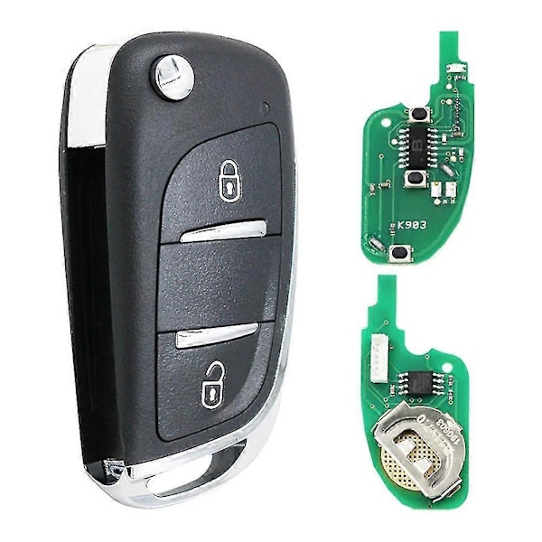 5 st Keydiy Nb11-2 - 2-knapps fjärrkontroll bilnyckel för Kd900 Kd900+ Urg200 -x2 Progra