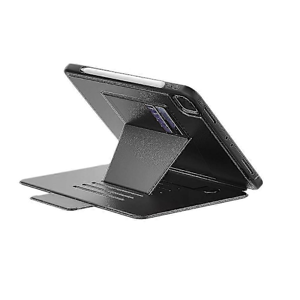 Tablet Cover til Ipad Pro 11 tommer Multifunktionelt Flip Top Tablet Cover med Pen Holder (2020) Sort