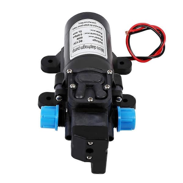 12V 60W 80PSI Smart Högtryck Självsugande Vattenpump för Hemträdgård