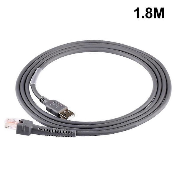 1,8 m Nopea USB 2.0 A uros - RJ45 -kaapeli Symbol-viivakoodinlukijalle LS2208