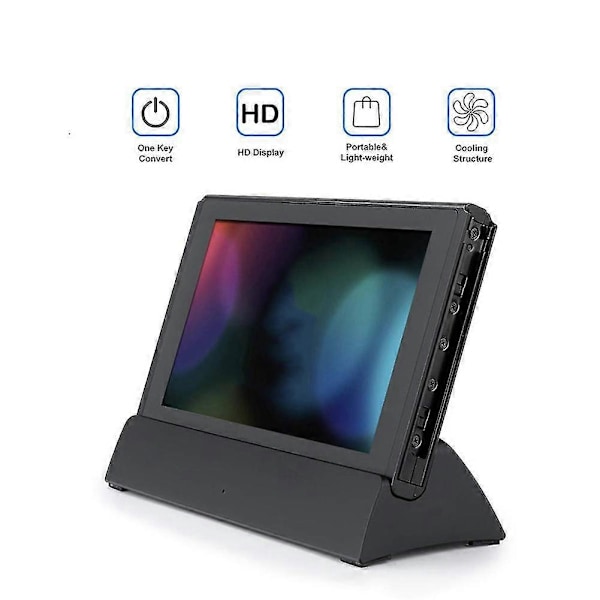 Bærbar Dockingstation til Switch med Type C til Adapter USB 3.0 2.0 Opladningsdocking Playstand Char