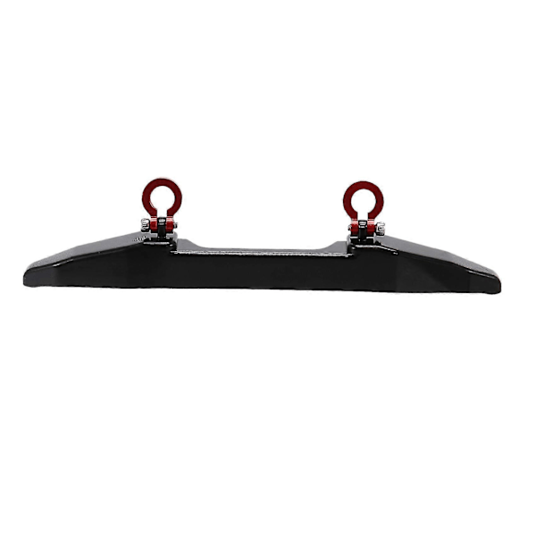 Metall Bakre Støtfanger Med Slepekrok For Axial Scx24 Axi00005 1/24 Rc Crawler Bil Oppgraderingsdeler, svart