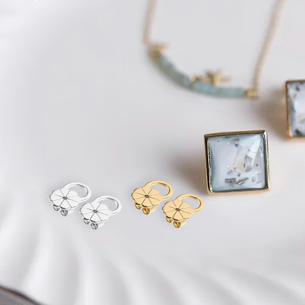 4st Metall Öronmutter Studs Öronmutter Studs Metall Öronmutter Örontillbehör