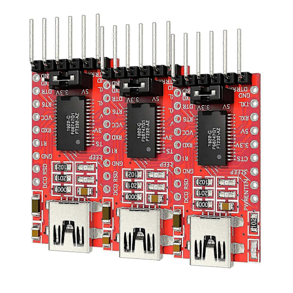 Ft232rl Mini Usb Till Ttl Seriell Konverter Adapter Modul 3.3v 5.5v Ft232r Port Dtr Tx Vcc Gnd Pin(3p