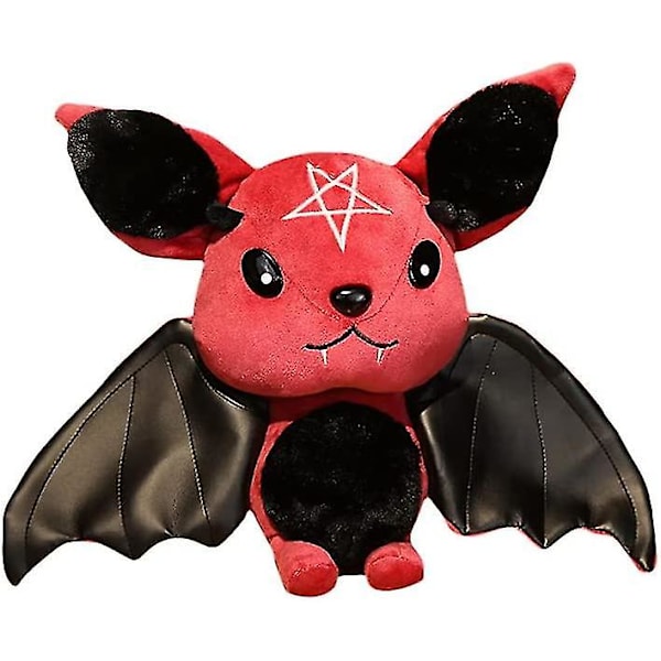 Sød killing plyslegetøj skør kat med flagermusevinger søde kawaii katte børn plyslegetøj Pink bat