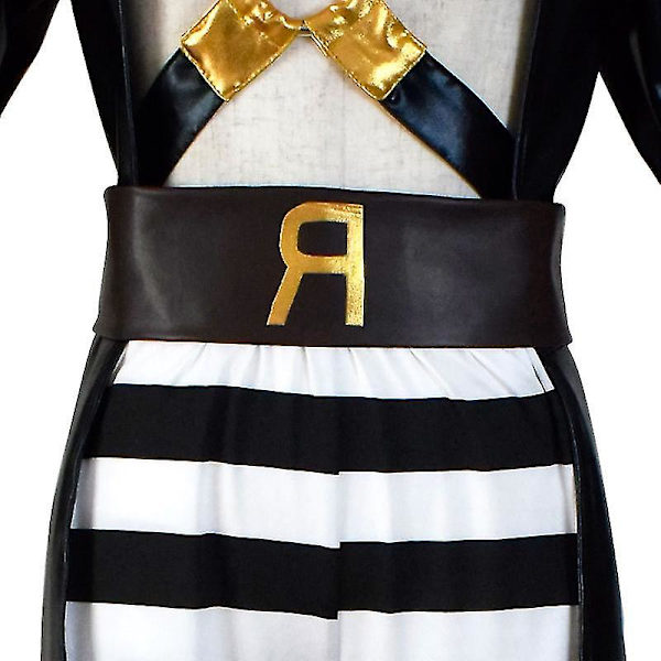 Halloween Jojo's Bizarre Adventure Risotto Nero Cosplay Kostume Voksen Mænd Top Bukser Frakke Sæt Halloween Karneval Kostume Høj Kvalitet L