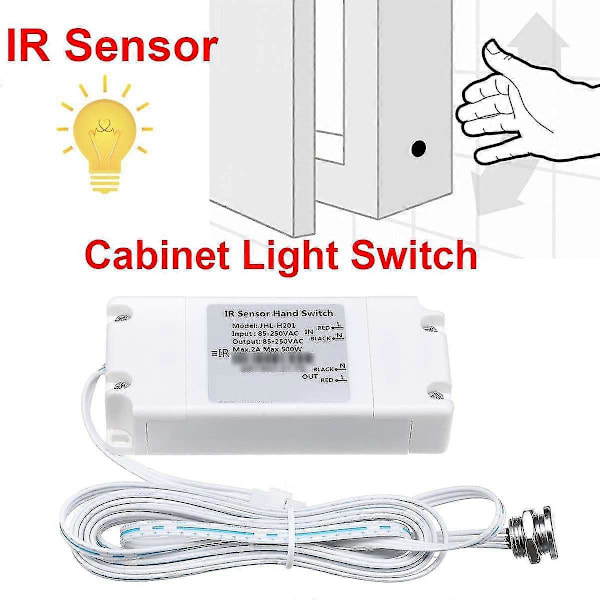 Ac85-250v IR Sensor Bryter Infrarød Lysbryter For LED Lamper LED Striper Bevegelsessensor Håndvifte