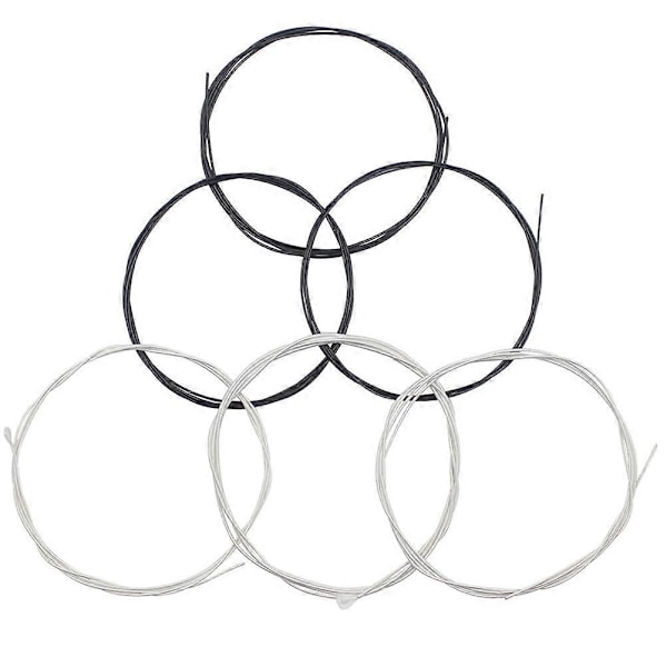 6 stk Gitarstrenger Erstatning Folk Gitarstrenger Nylonstrenger Gitar Tilbehør