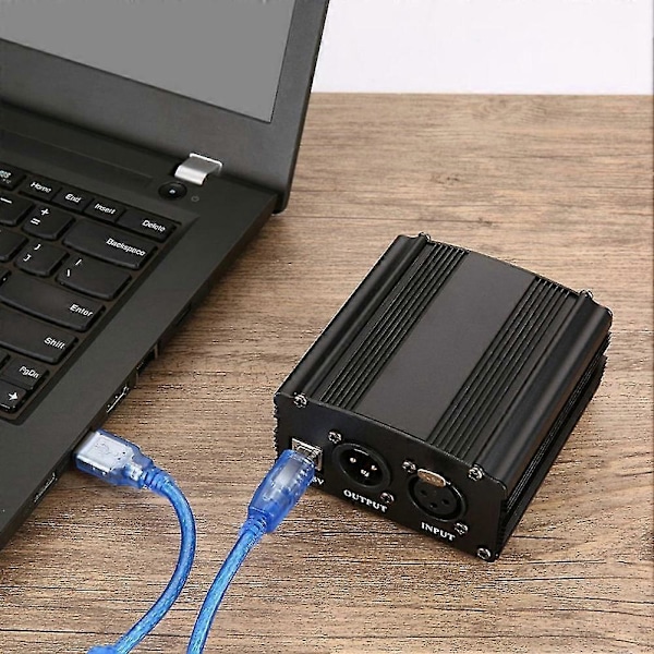 48v USB Fantomstrømforsyning Mikrofonkabel For Kondensatormikrofon Studioopptak Kondensator M