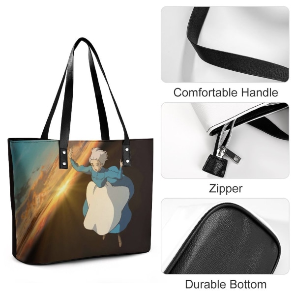 Howl's Moving Castle Tote Lady Sophie Falling Down Tote style 1