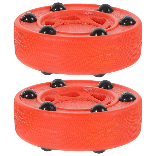 2 stk. Rullehockey Puck Spill Treningspuck Street Hockey Ball for Øving