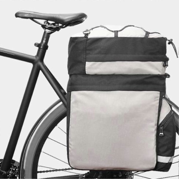 Cykeltaske til bagagebærer 60L Stor Kapacitet Bagtaske 3 i 1 Multifunktionel Opbevaringstaske til Bagsæde til Mountainbikes