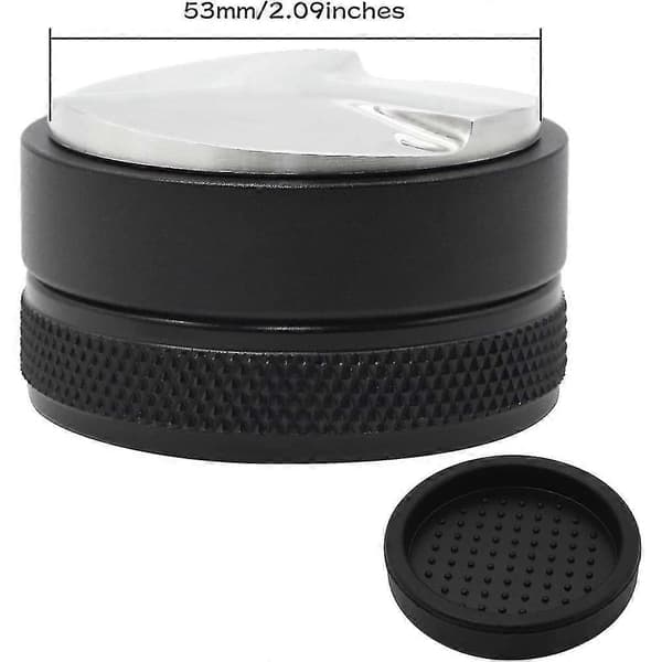 Kaffe Dosering Ring 54mm Roterbar Kaffe Tamper Tilbehør Med Kaffe Distributør 53mm Kaffe Nivå