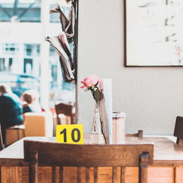 20 stk. Akryl Nummer Markører Genanvendelige Nummer 1-20 Markører Restaurant Bord Bevis Numre Markører
