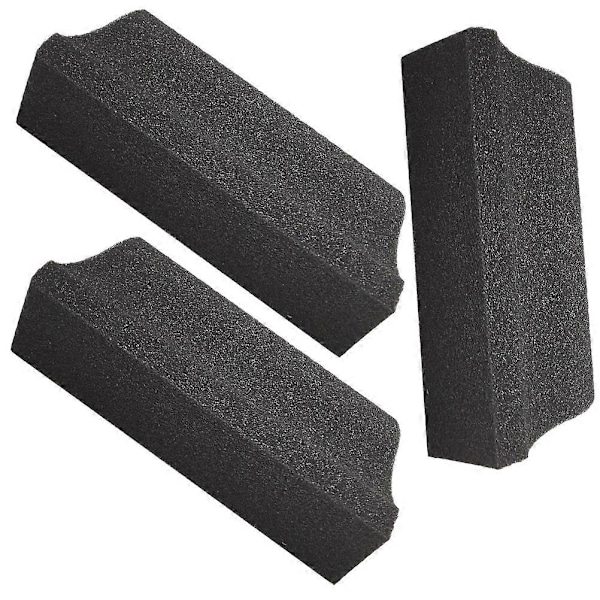 3 st Skäggsvampar Skägghårstrimmer Skäggfångare Hårsvampar Hushåll Herr Grooming Kit