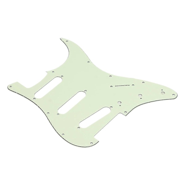 Elektrisk Gitarr Plektrumskydd 3 Lager 11 Hål PVC Plektrumskydd Repskydd för ST Gitarr