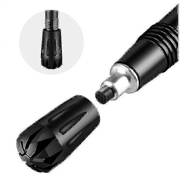 Sammenleggbare aluminiums vandrestenger med hurtiglåsesystem, sammenleggbare, teleskopiske, ultralette for eldre trekking, backpacking, fotturer black T handle long