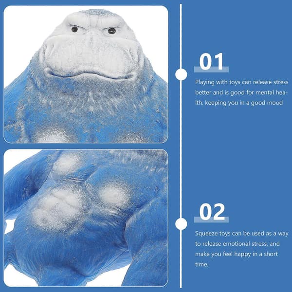 Gorilla Figur Leke Gorilla Elastisk Klemme Leke Dekomprimer Gorilla Ape Leke