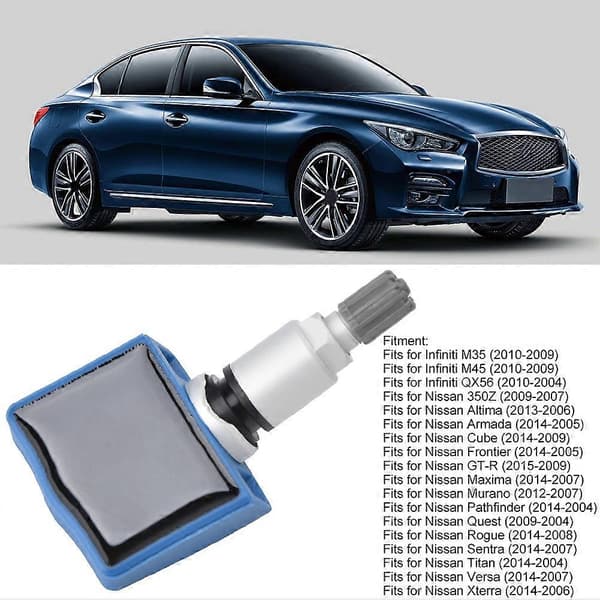 1 stk Bil TPMS Dekktrykksensor 40700-1AA0B Passer for Infiniti