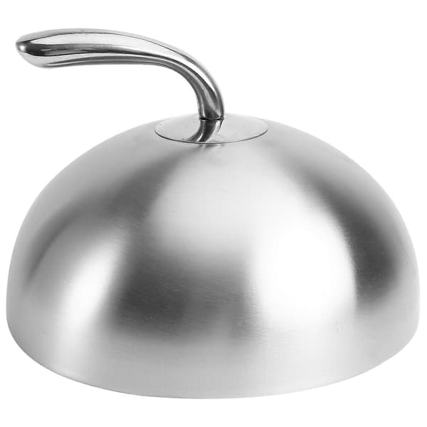 1 st Hushålls Biffkupa Rostfritt Matkupa Oljetät Tallrikskupa (Silver)
