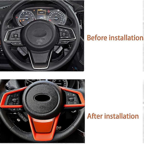 Ratpanelramme Trim Cover ABS Til Forester 2019-2022, Til Impreza 2017-2022, Orange