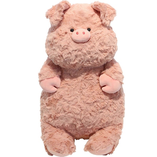 40 cm Gris Plyschdocka Härlig 3D-ögon Rosa Griskulting Plysch Supermjuk Kompis Lugnande Leksak Gosedjur Dockleksak Sovrum Sovkudde Alla hjärtans dag G