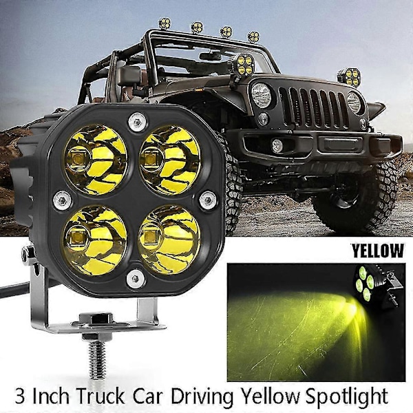 7,6 cm LED Bar Kjørelys LED Pods Offroad Tåkelys For Lastebil Bil Kjøring