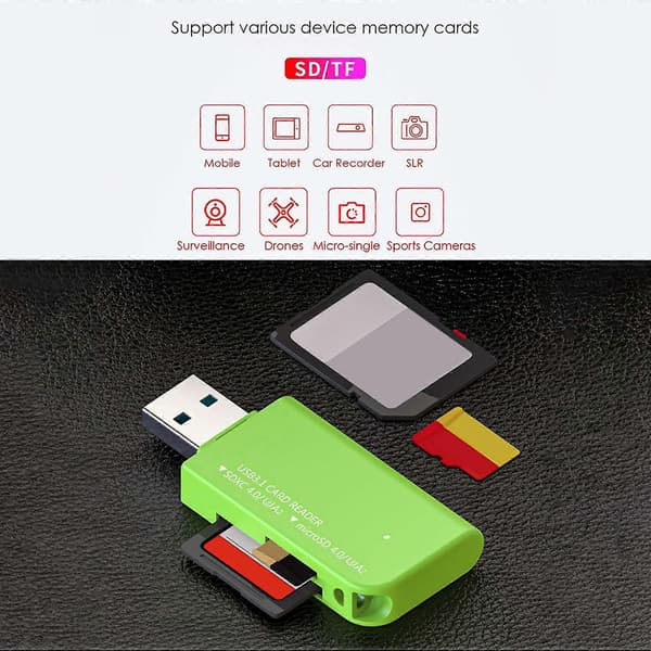 Usb3.0 Computer Uhs Ultra High Speed Tf Sd Hukommelseskort Adapter