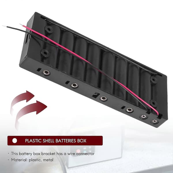 S Batterier H Låda För 10 X 1.5v Aa