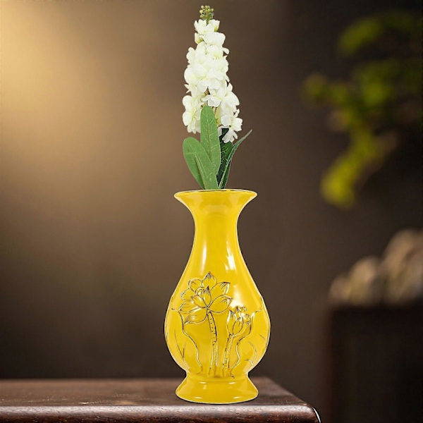 Tempelvas Keramisk Blomvas Blomsterarrangemang Vas Skrivbords Dekorativ Vas Ornament