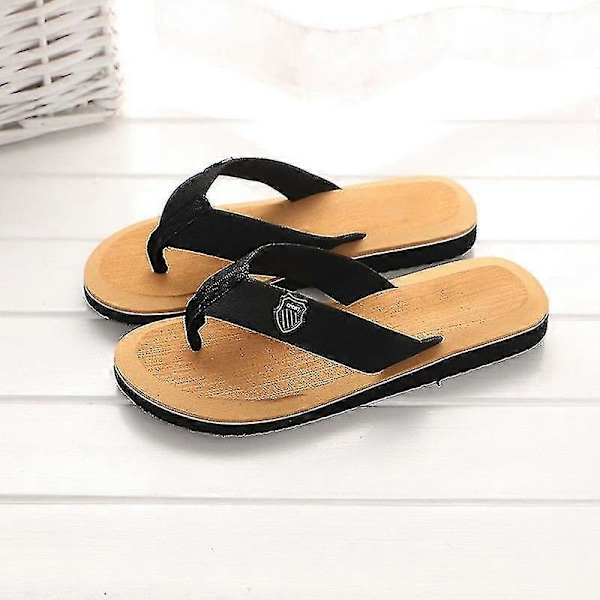 Sommartofflor Herr Flip-flops Strand Sandaler Halkfria Casual Plattor 2022 Tofflor Inomhus Hemskor För Män Utomhus Sandaler A-3 40