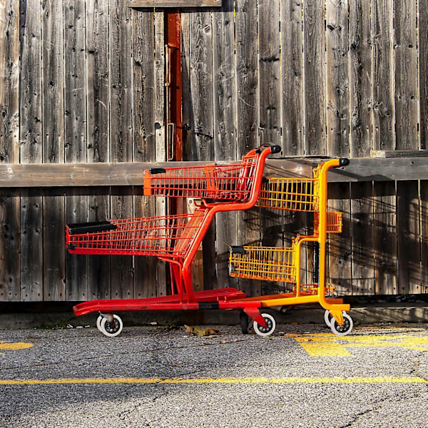 4 stk. bagagevogn hjul indkøbsvogn hjul trolley hjul udskiftning