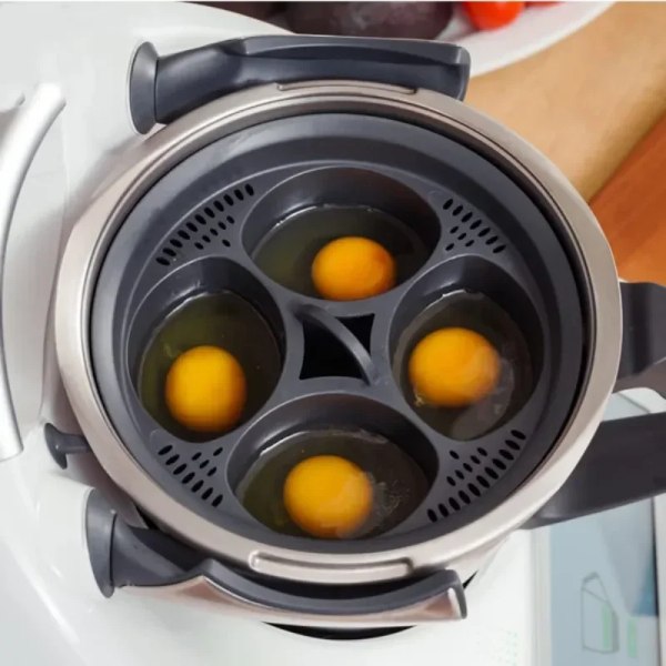 Keittiön 4 in 1 leivonnaishöyrymunamuotti kattila kakkuvuoka uunin leivontamuotti Thermomix TM5 TM6 -lisävarusteille